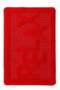 Mijölnir Alfombrilla de Baño Roja 60 x 100 cm Polipropileno Antideslizante Lavable